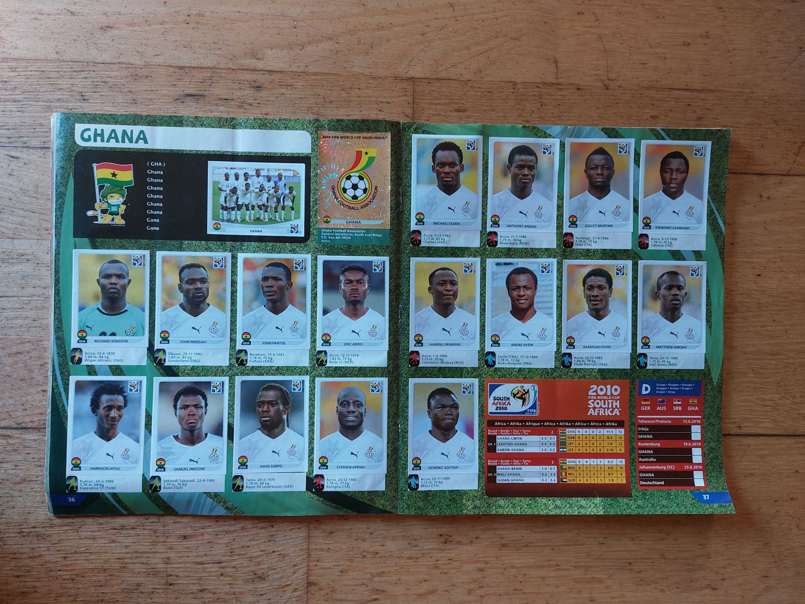 Caderneta de cromos "South África 2010" Fifa World cup - Completa