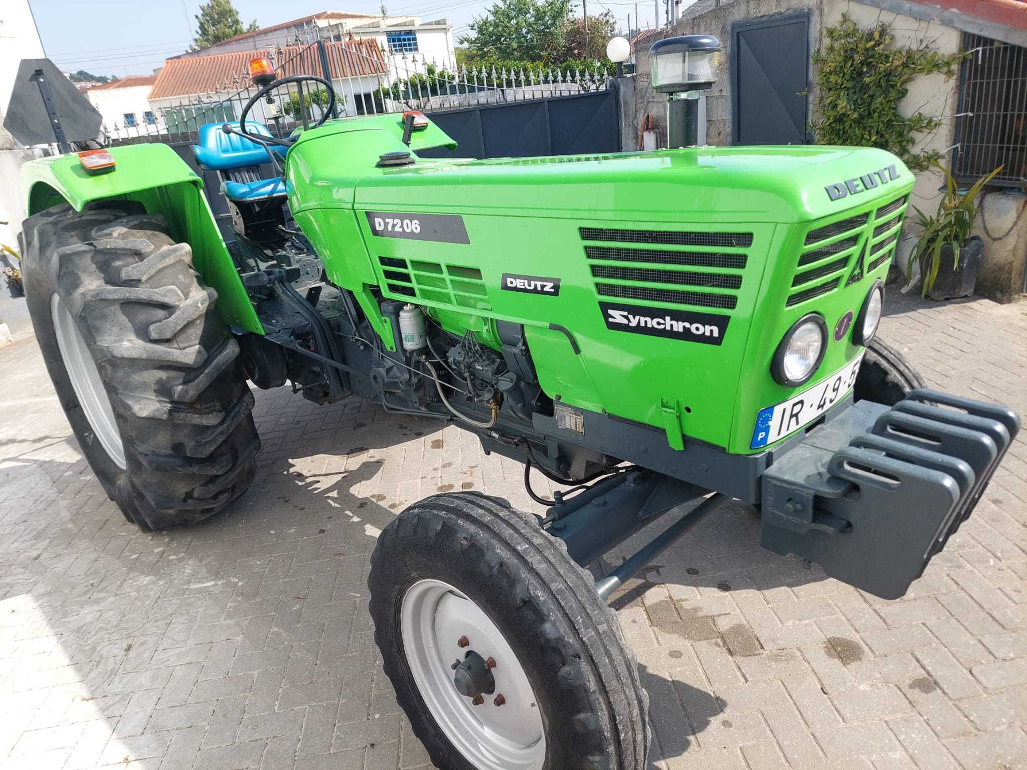 Trator 73CV Deutz D7206 Synchron - restaurado -