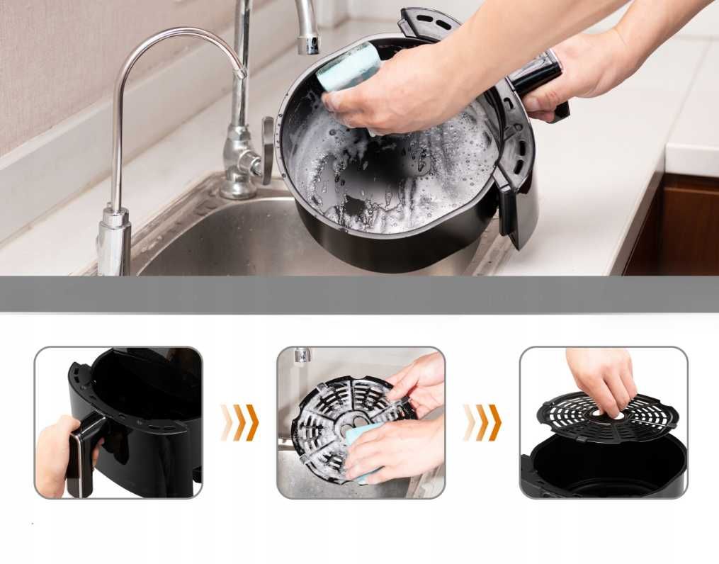 Nowa Frytkownica Beztłuszczowa Air Fryer XL Programy Opiekacz (OKAZJA)