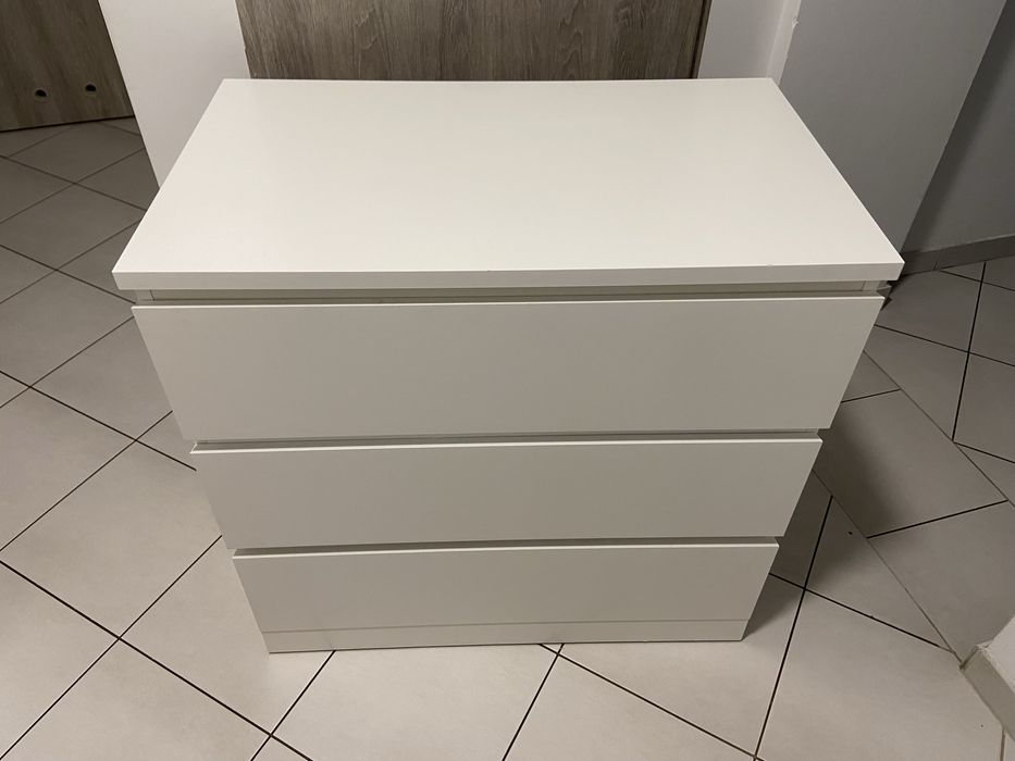 Biała komoda Ikea 3 szuflady