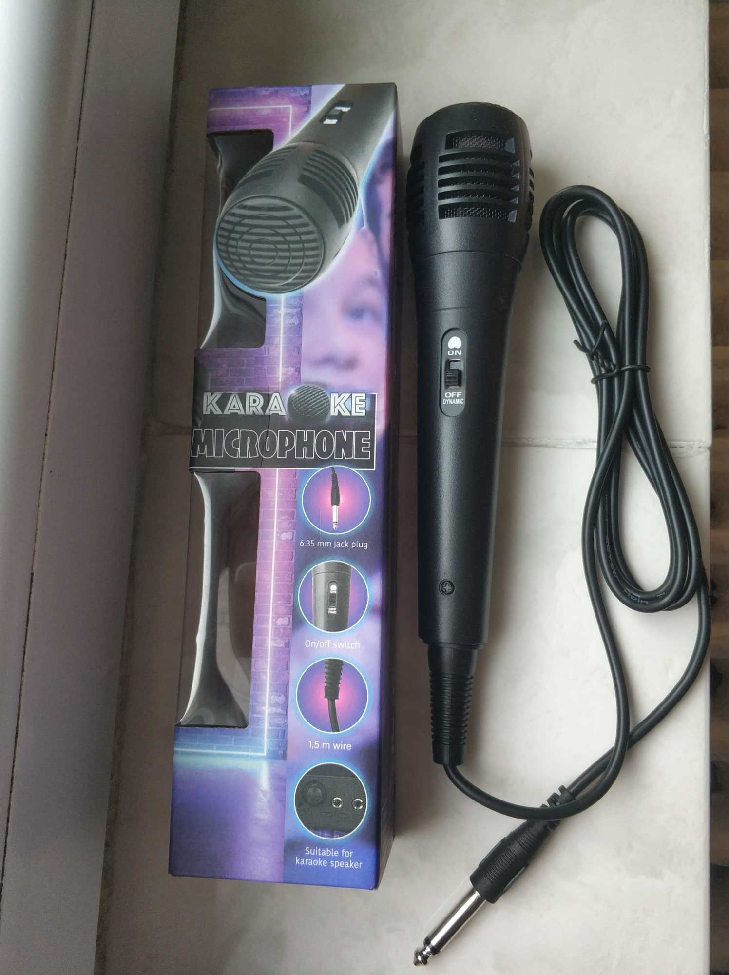 Profesjonalny Mikrofon Do Karaoke Przewodowy Dynamiczny Estradowy Jack