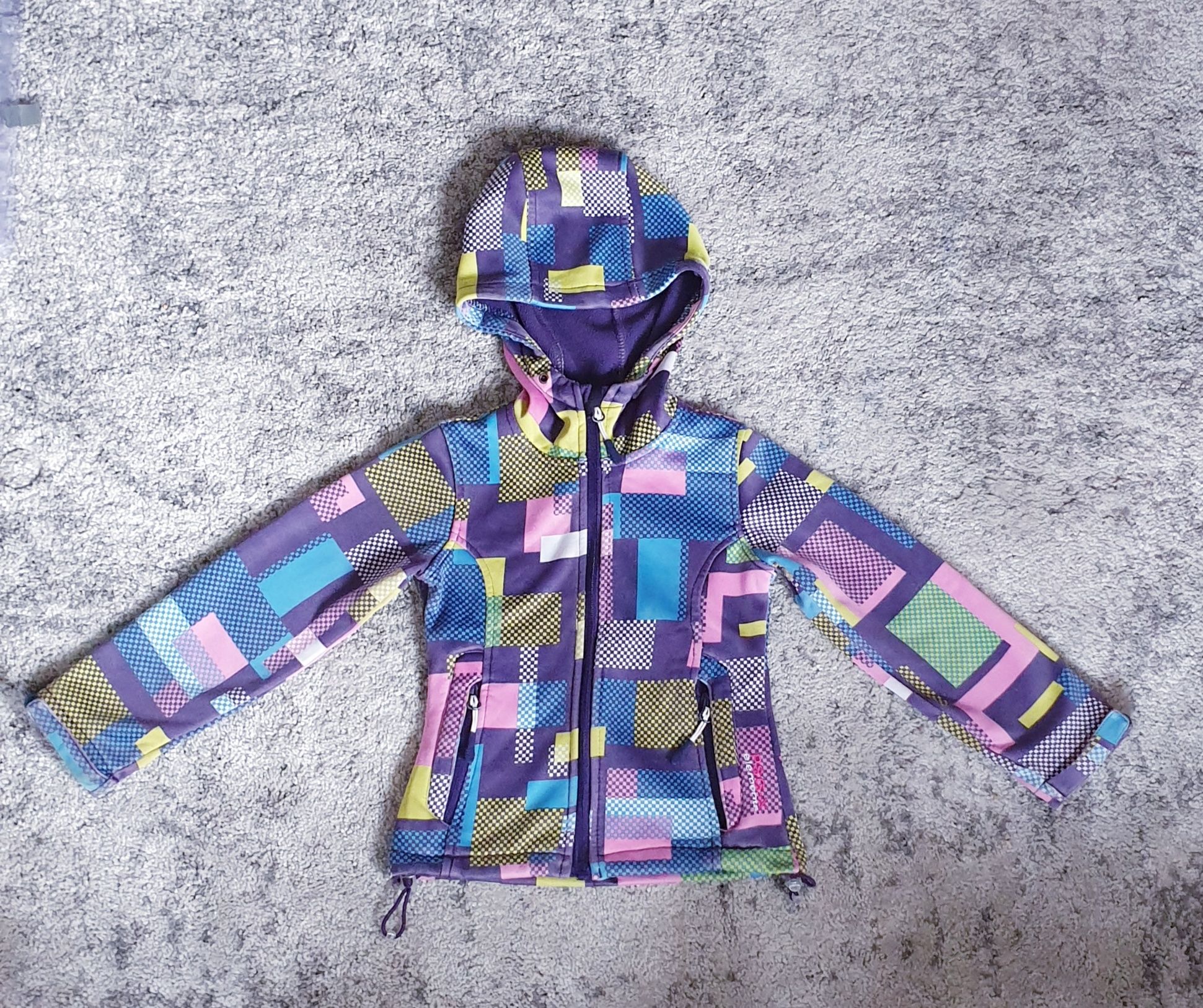 Bluza kurtka z kapturem softshell minecraft