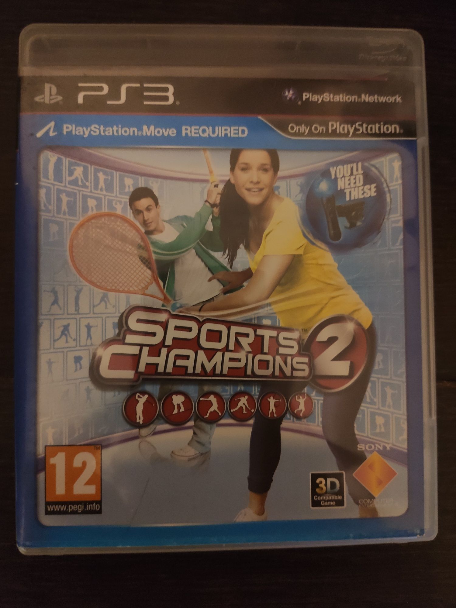 Dwie gry Sports Champions i Sports Champions 2 PS3