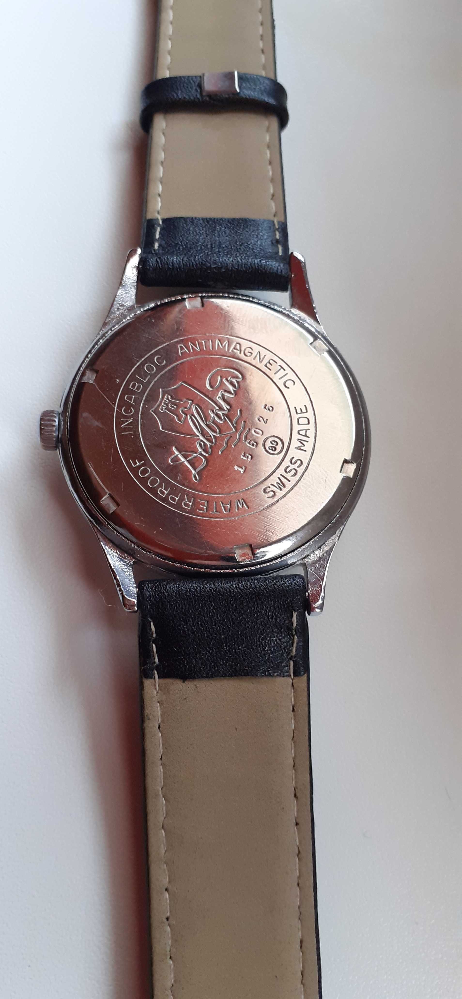 Zegarek DELBANA SWISS średnica 37 mm VINTAGE.