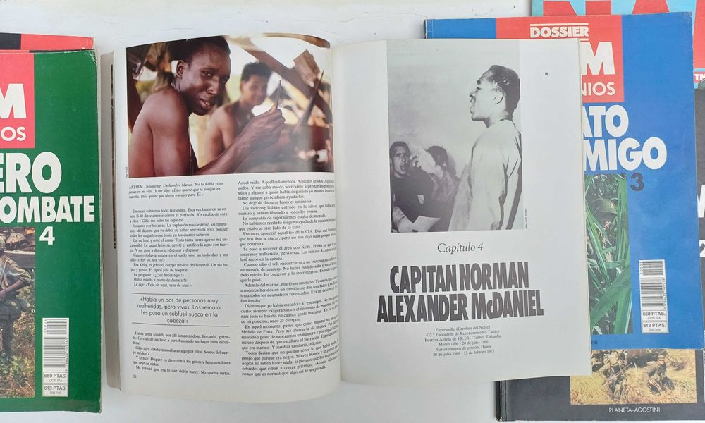 11 números da colecção Dossier NAM Testemonios – Guerra do Vietnam