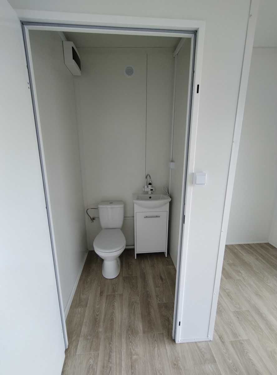 Kontener biurowy mobilny pawilon handlowy XL 7x3m z WC Producent