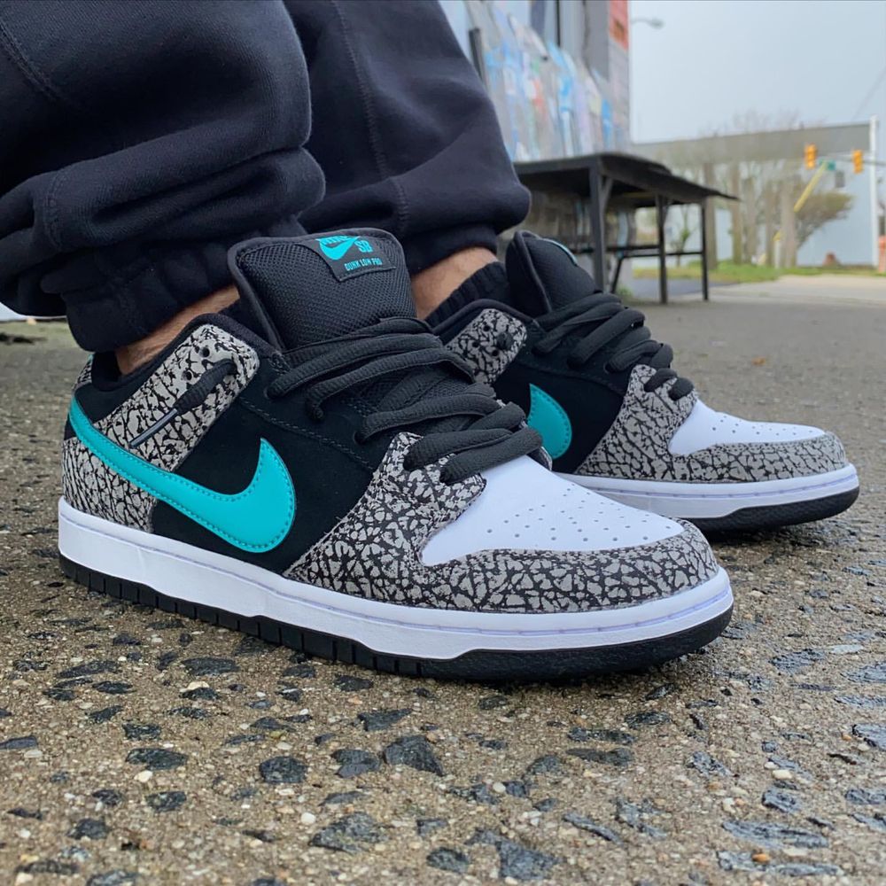 Кросівки Nike SB Dunk Low Atmos Elephant Найк Данки сб про элефант