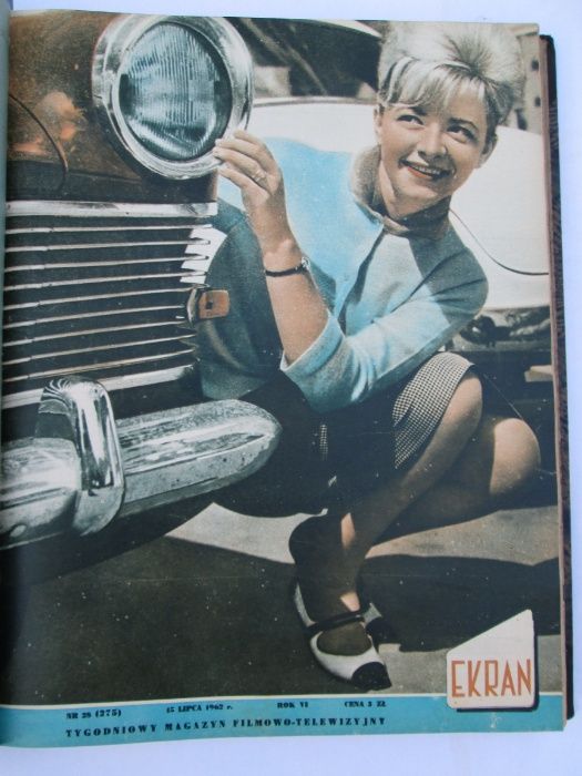 Tygodnik  Telewizyjny EKRAN 1960 , 1962 rok Cenne Czasopisma. Unikaty
