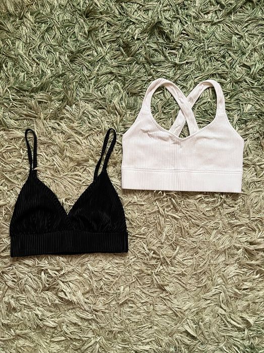 Топ жіночий білий та чорний