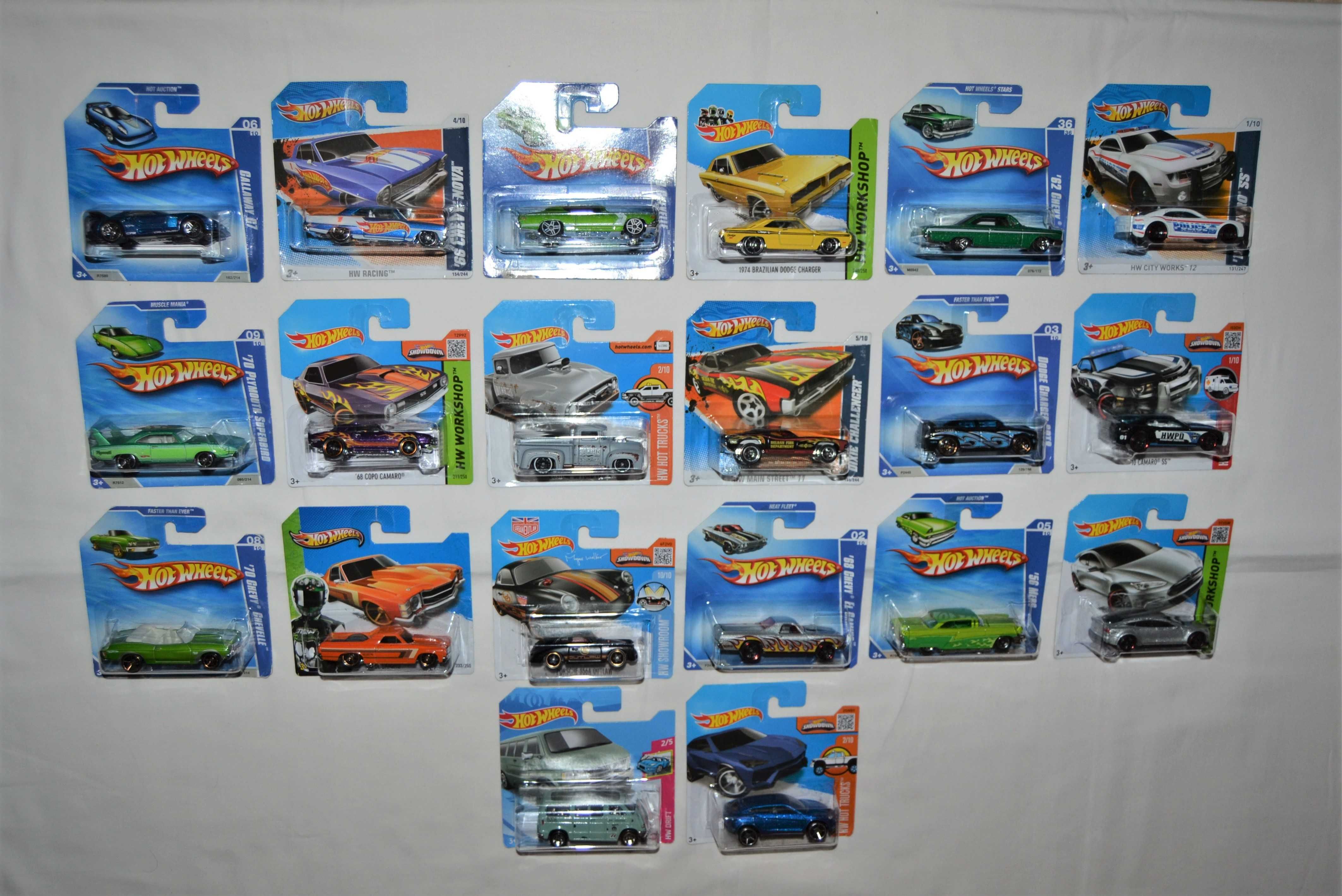 Miniaturas Hot Wheels Mainline e Treasure Hunt