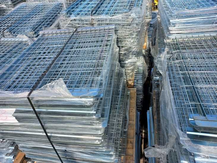 używana półka siatkowa wypełnienie- regał paletowy 800 kg jak nowa