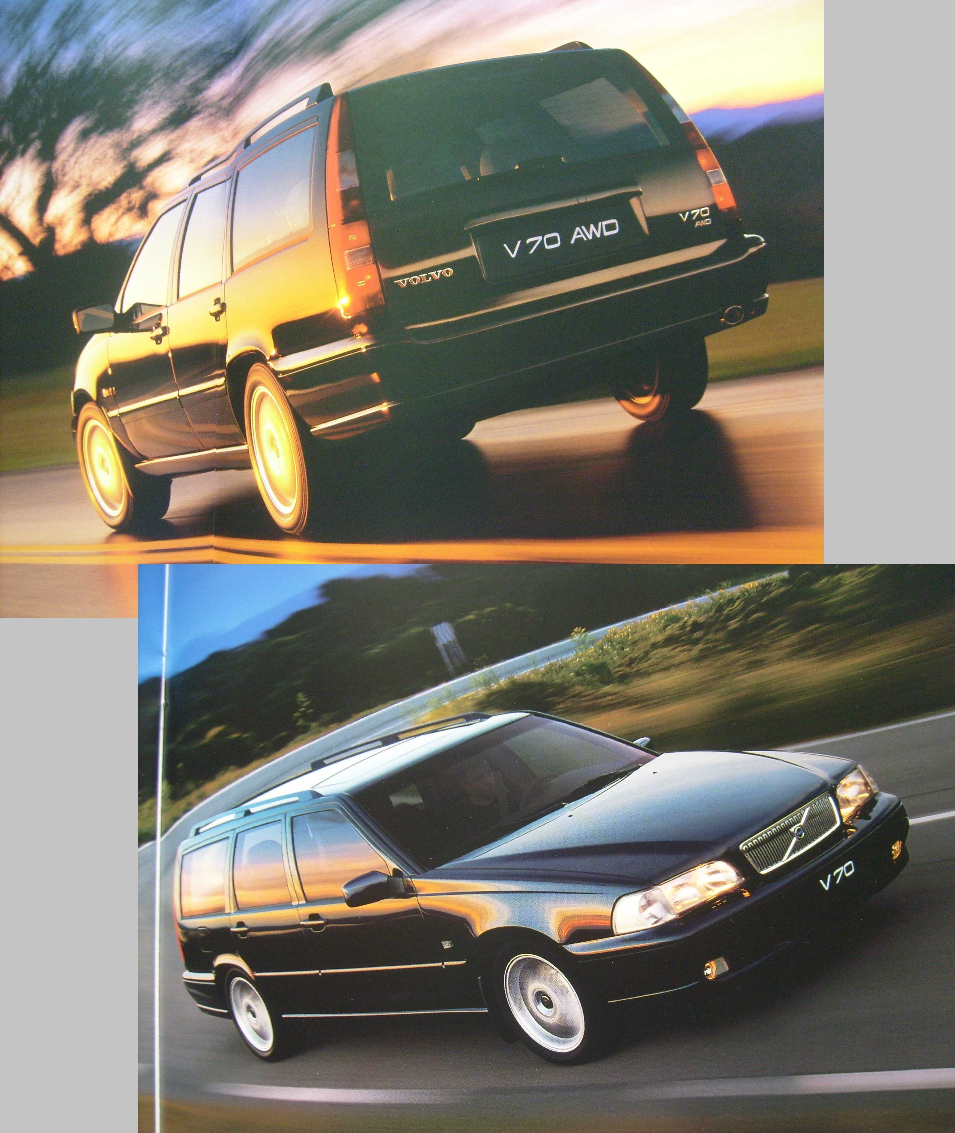 VOLVO S70 / V70 (V70R & Cross Country) 2000 * obszerny prospekt 64 str