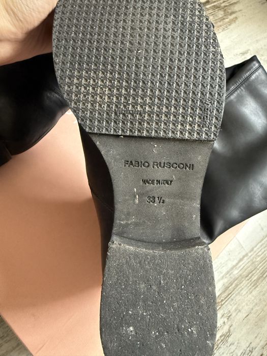 Шкіряні ботфорди Fabio Rusconi