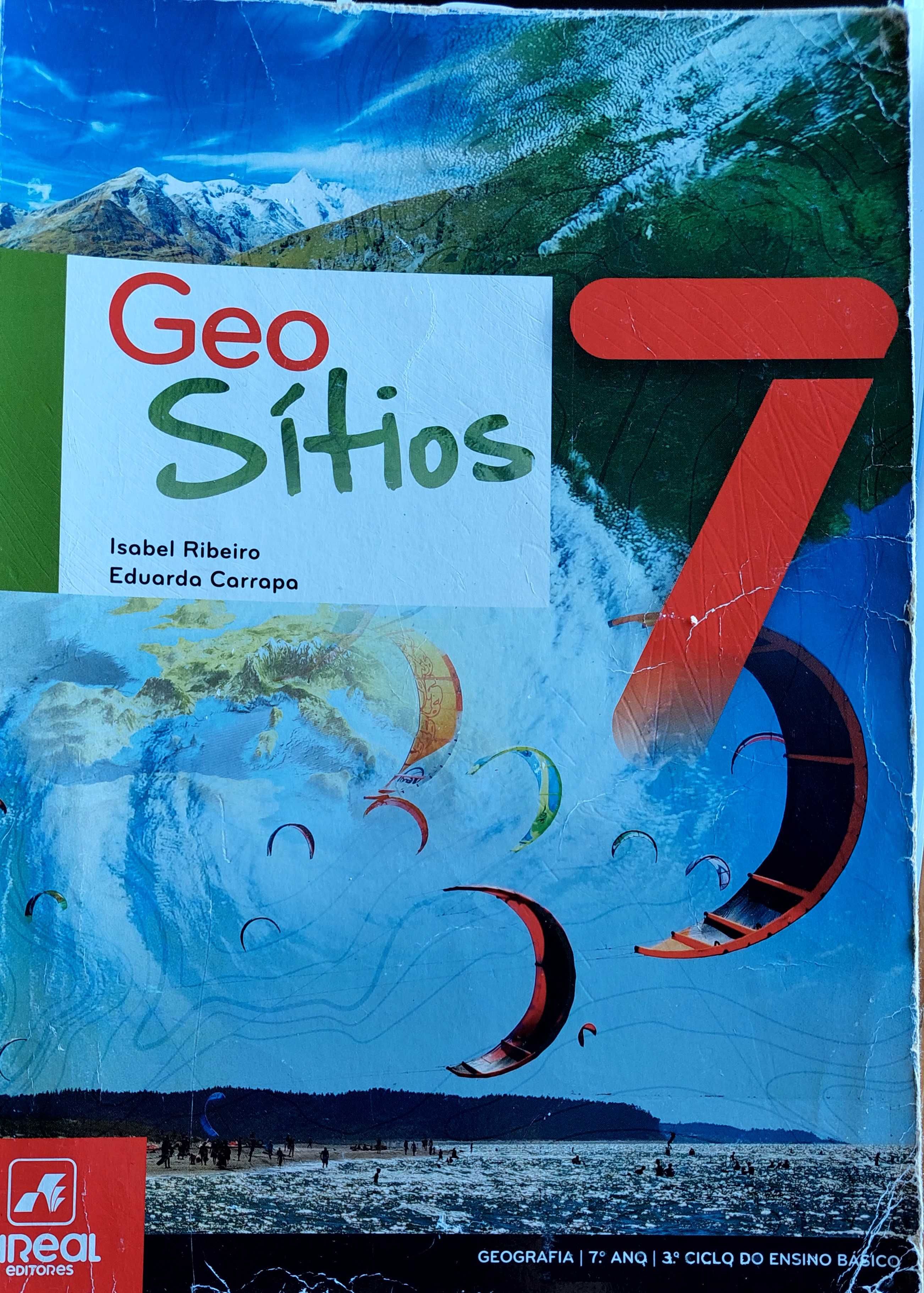 Manual de Geografia do 7º ano Geo Sítios + caderno de atividades