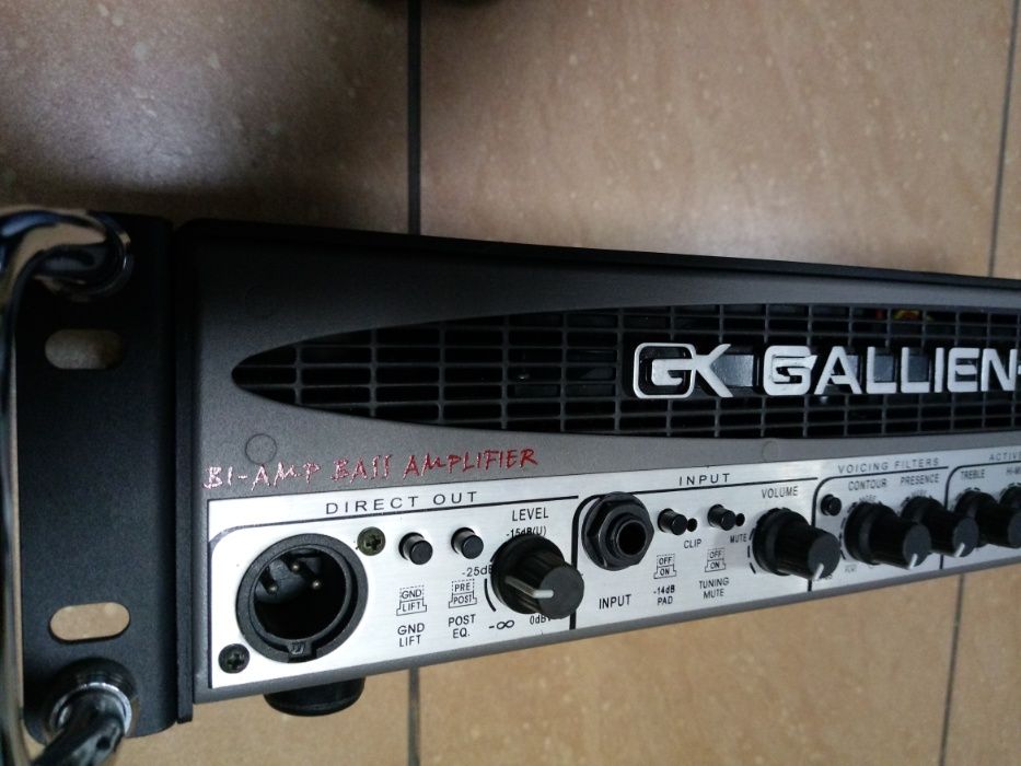 wzmacniacz basowy GALLIEN KRUEGER + kolumna 15"