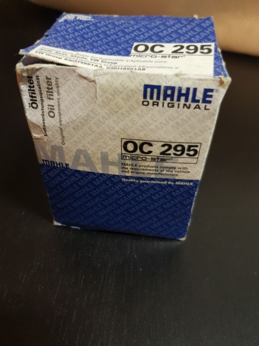 Filtro de oleo original MAHLE OC 295 (VW, Audi, Seat, Skoda)