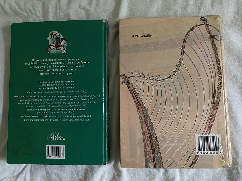 Зарубіжна література Ковбасенко 7,10клас Волощук