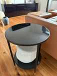 Mesa de apoio vidro preto IKEA