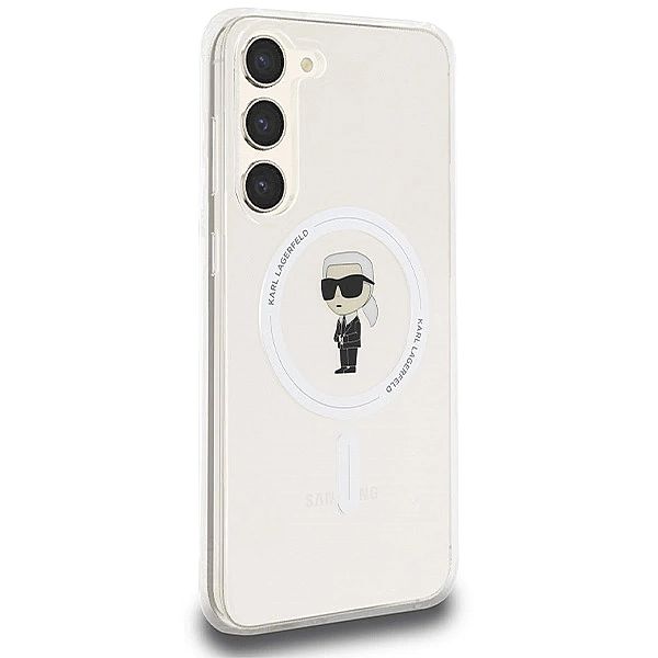 Etui Karl Lagerfeld IML Ikonik MagSafe na Samsung Galaxy S23+ - przezr