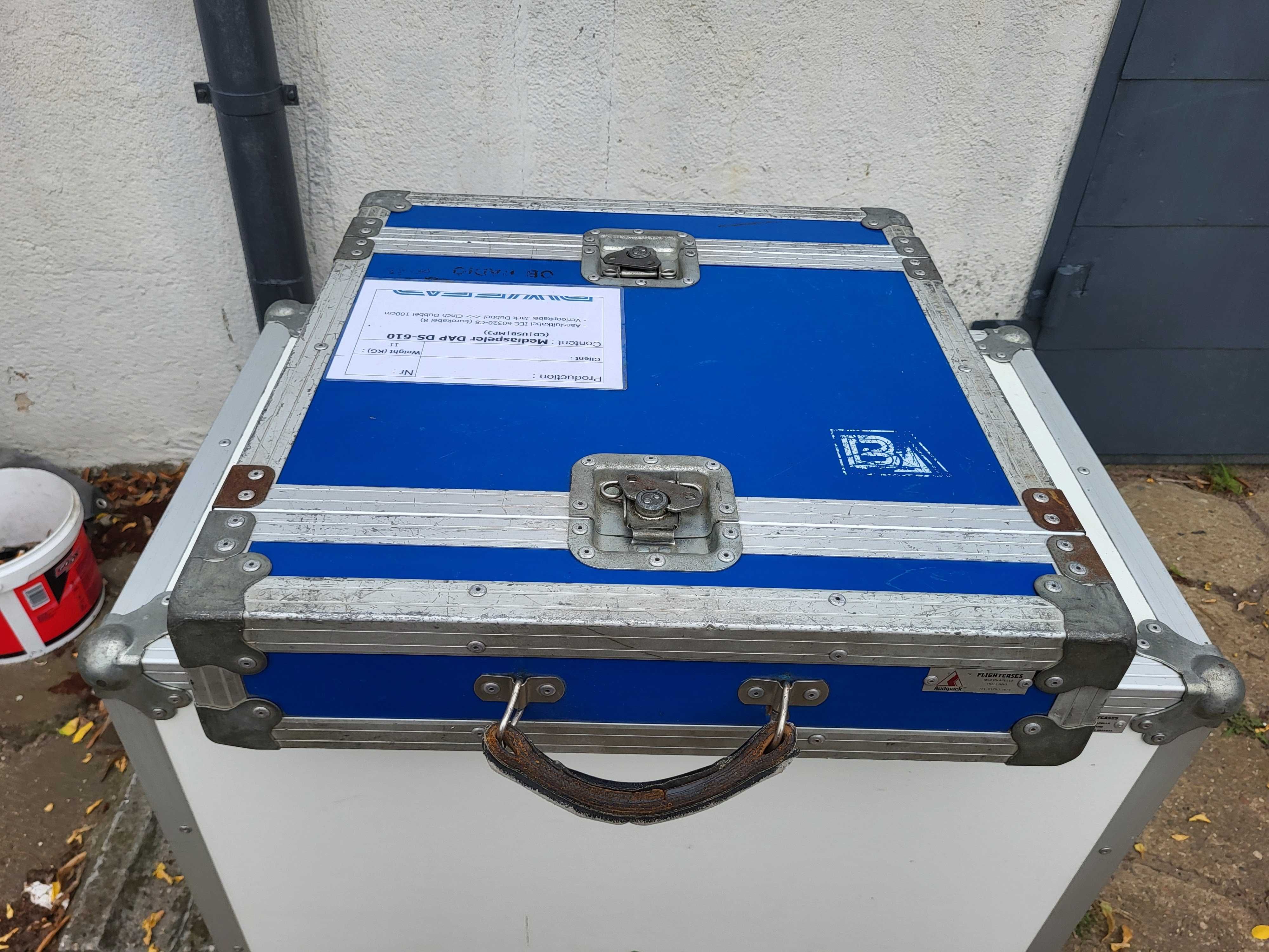 RACK 2U 2x szyna 31cm pomiędzy case  flightcase, kejs FAKTURA