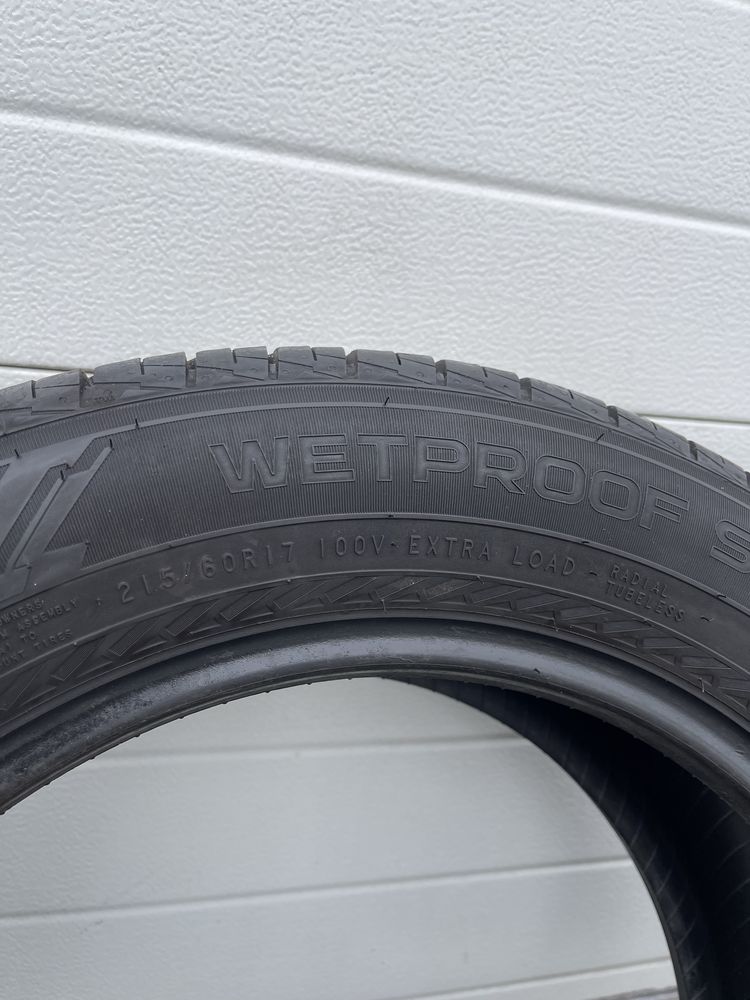 Komplet opon letnich Nokian WetProof SUV 215/60/17 2022! 7.5mm!