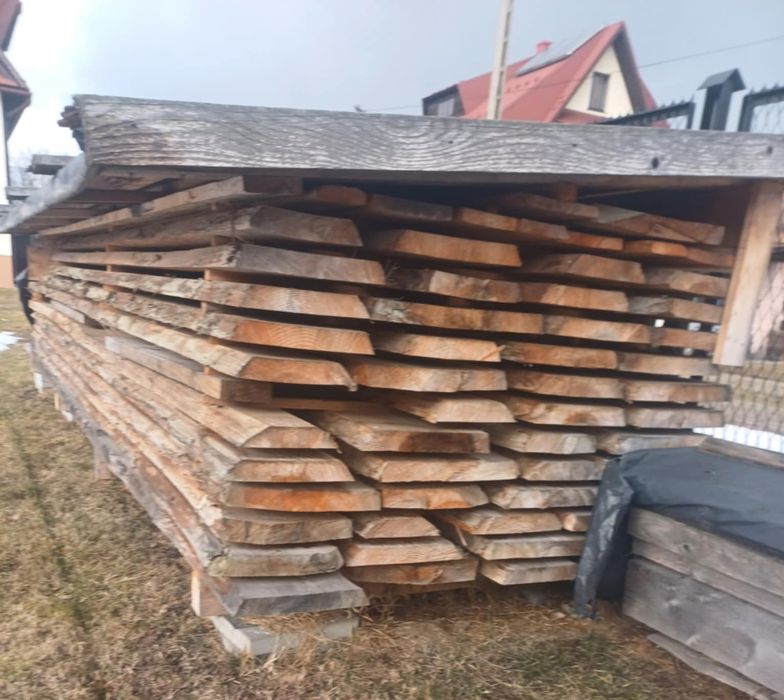 Sprzedam deski 25mm i 50mm sezonowane 5 lat