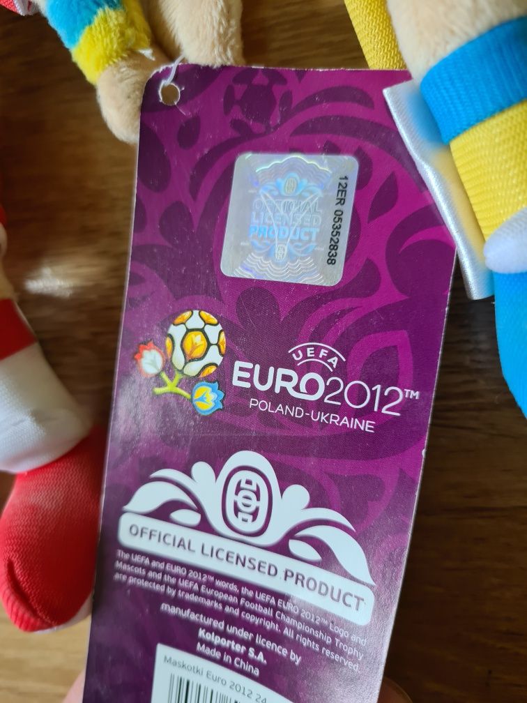 Maskotki euro 2012 nowe