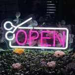 Nowy napis open.