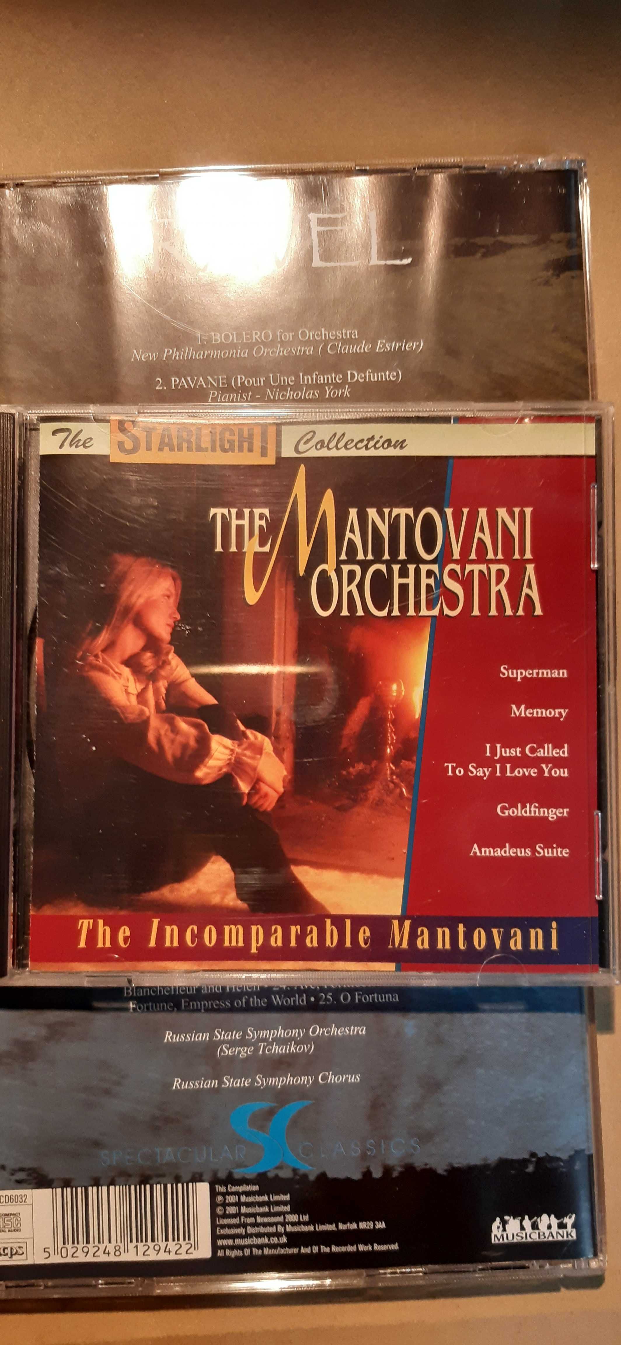 zestaw 5 cd muzyka klasyczna ravel orff dvorak i inne