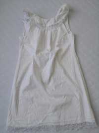 Sukienka biała 100% bawełna r S/M