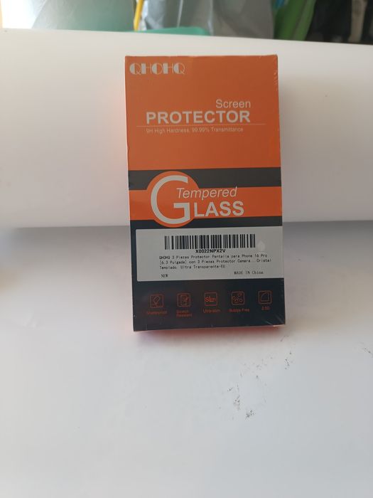 Szkło hartowane qhohq Apple iPhone 15 16 Samsung 3 szt 4