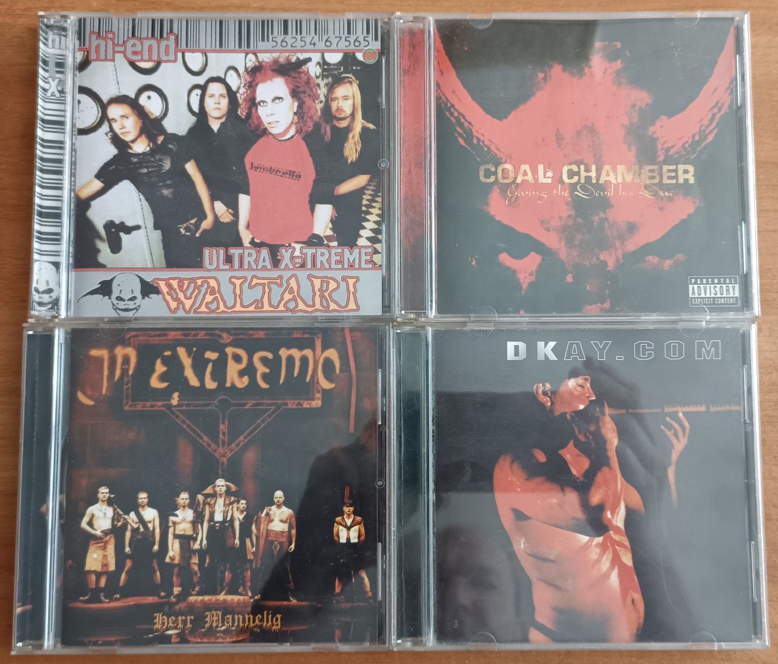 CD диски Домашняя коллекция, Extreme, Coal Chamber, Waltari, DKay