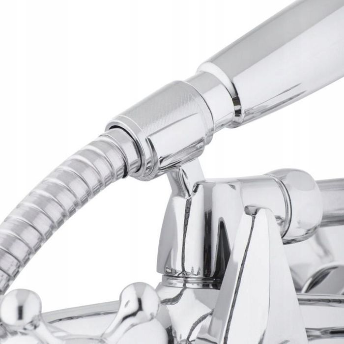 Bateria Wannowa Ścienna Prysznicowa Kran Retro Best Klasyk Kurki Hit