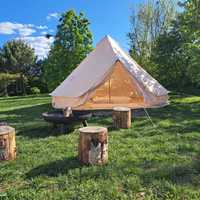 Namiot dzwonkowy, glamping, okrągły, tipi, imprezowy, całoroczny jurta