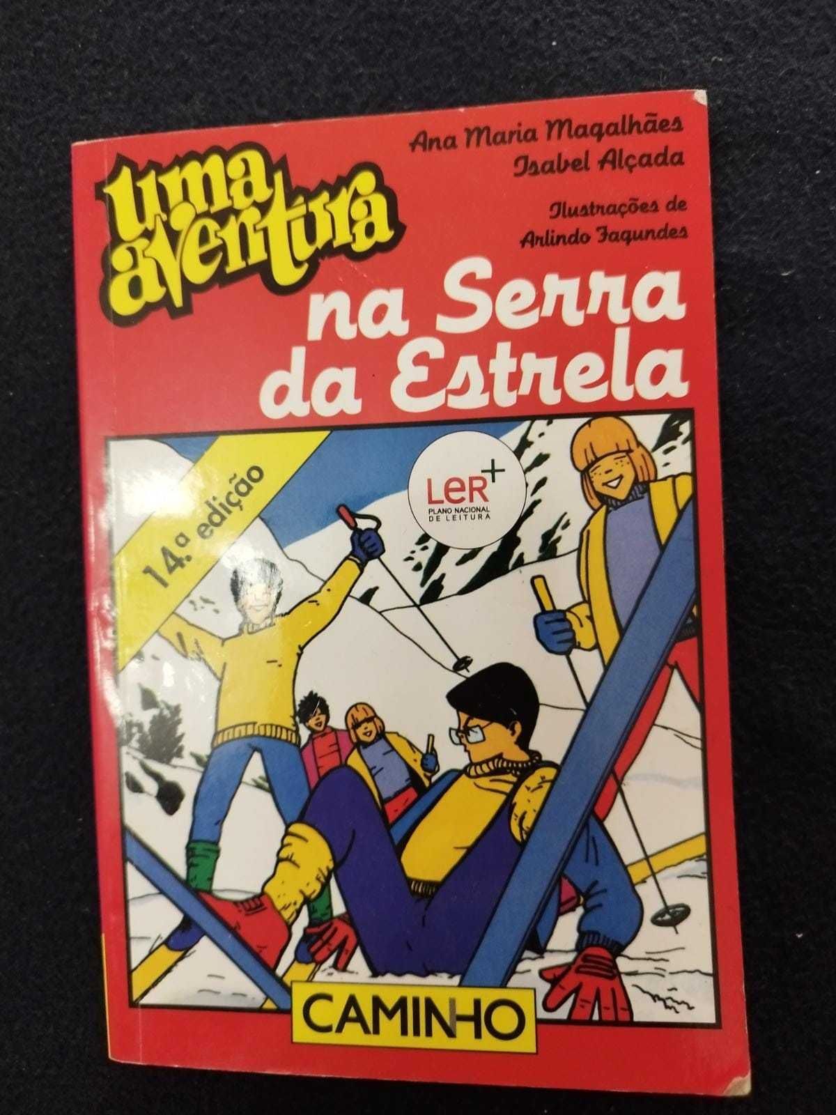 5 livros, Joe Carrot, Uma Aventura, Geronimo Stilton, Robinson Crusoé