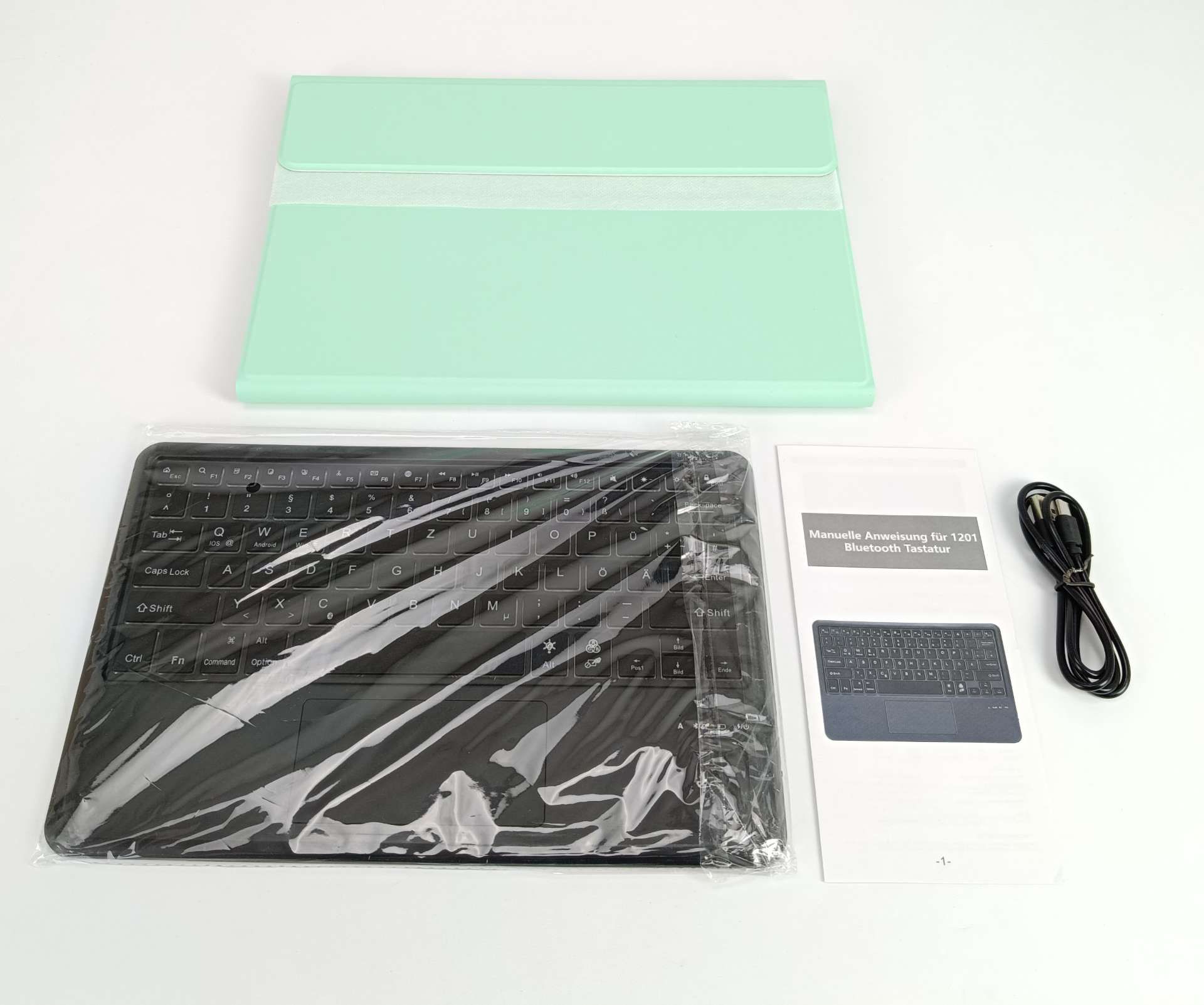 IVEOPPE Klawiatura Samsung Galaxy Tab S7 Fe, etui na tablet Samsung