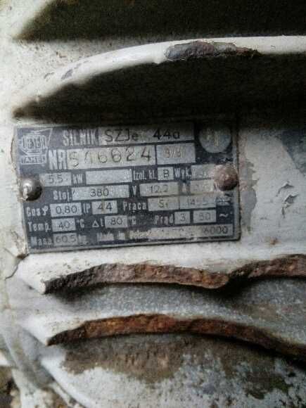 Silnik 5.5 kw do krajzegi komplet