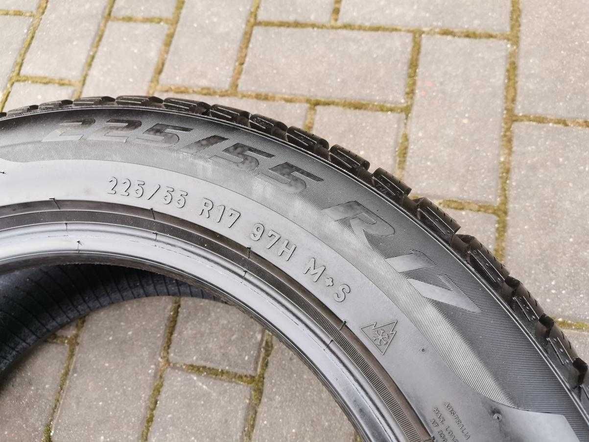225/55 97H R17 PIRELLI Sottozero3 RSC 2021r Zimowe 7.5mm Opony 2szt
