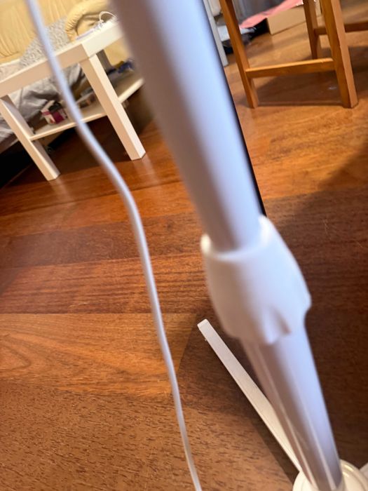 Wentylator podłogowy wiatrak stojący cichy 3 łopatki biały 45w qilive