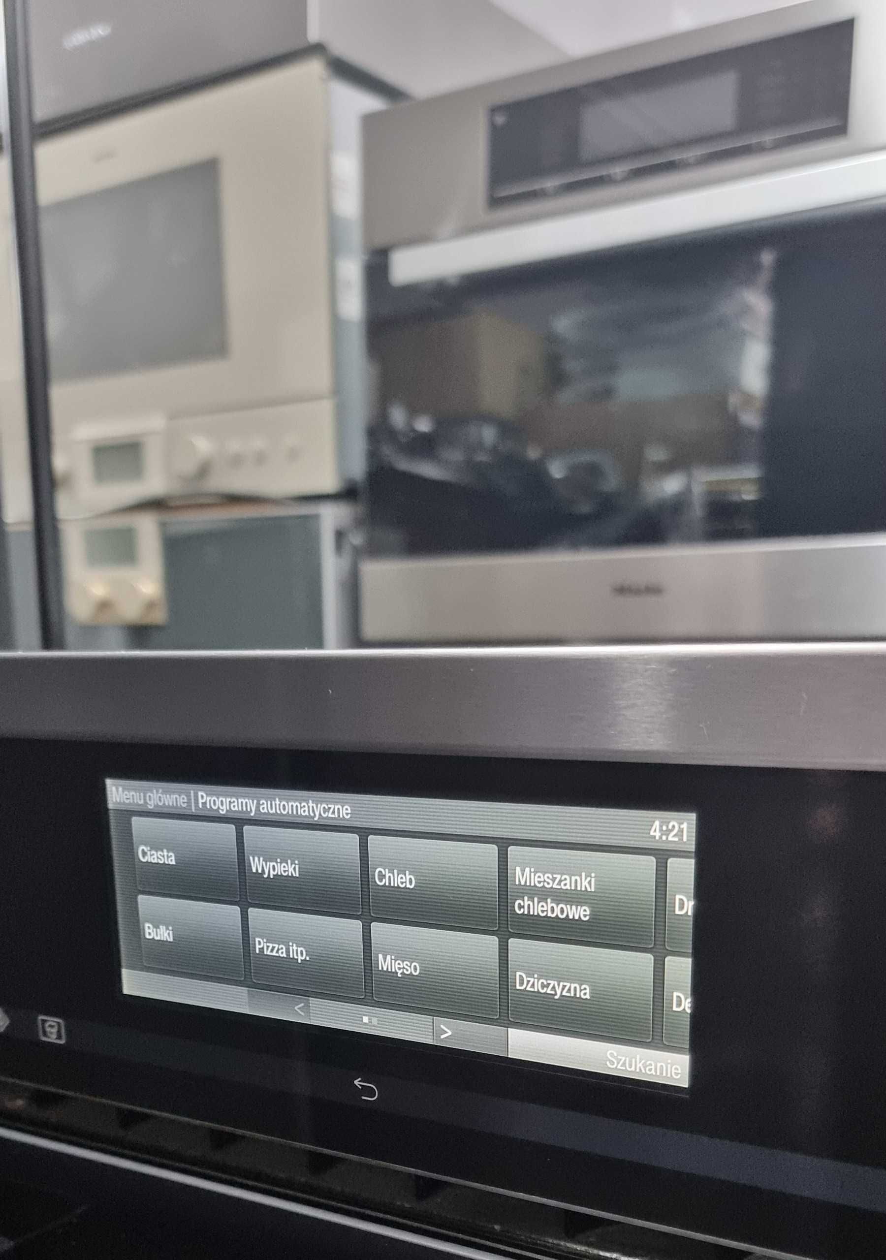 Piekarnik do zabudowy z funkcją mikrofali Miele H 6800 BM, LCD