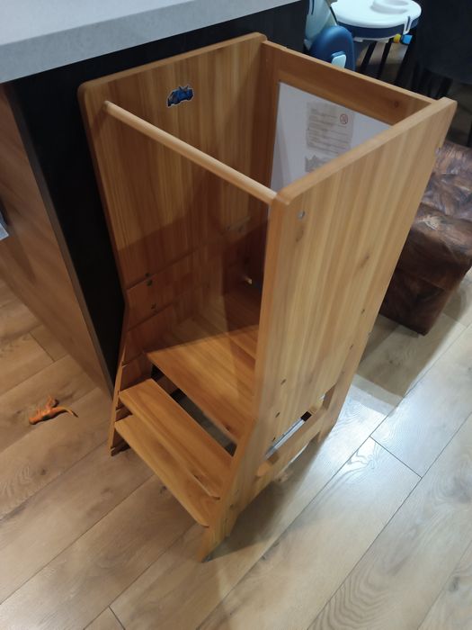 Kitchen helper pomoc kuchenna taboret dla dzieci costway drewniany