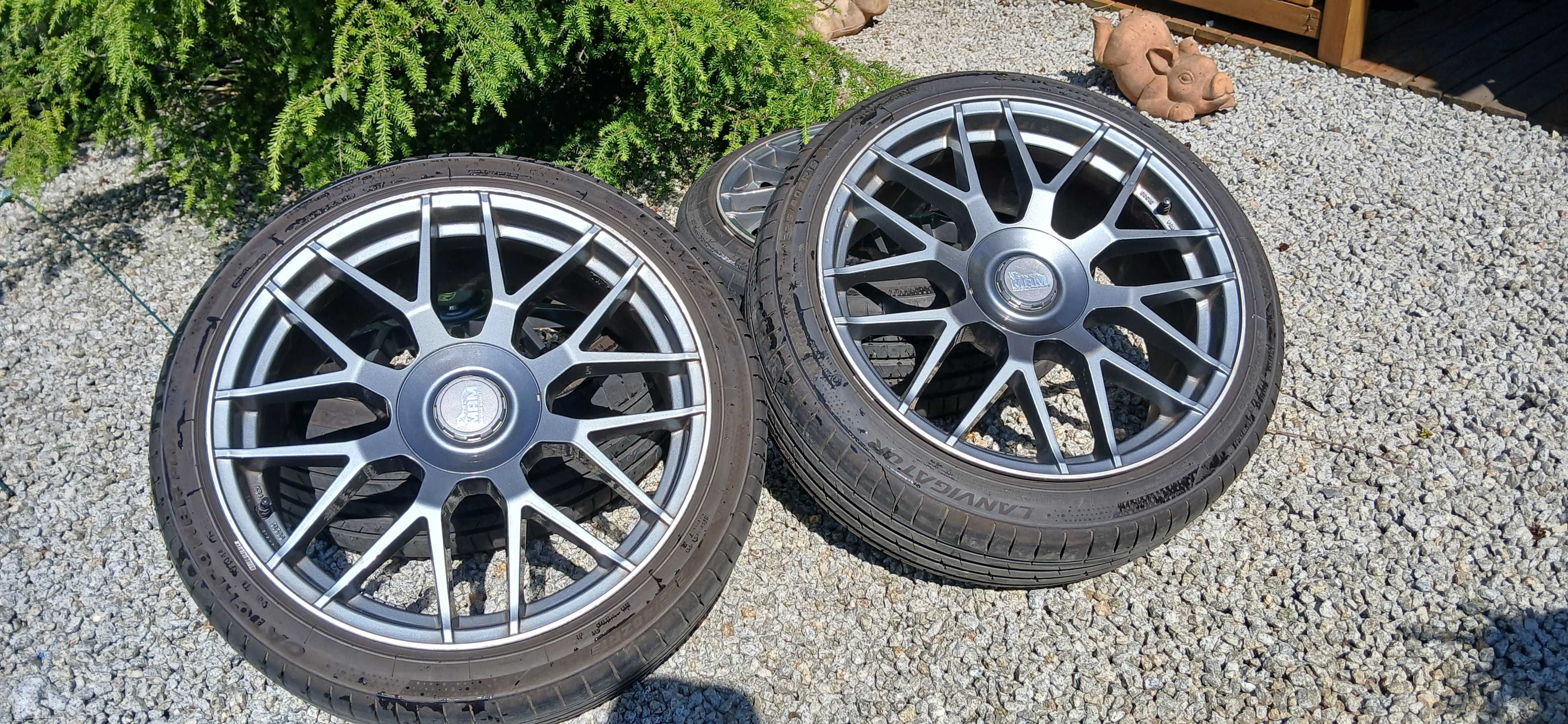 Alufelgi 19 MAM 5x112 Audi Vw Mercedes NOWE OPONY LETNIE 5X100