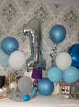 balon roczek balony topper na tort