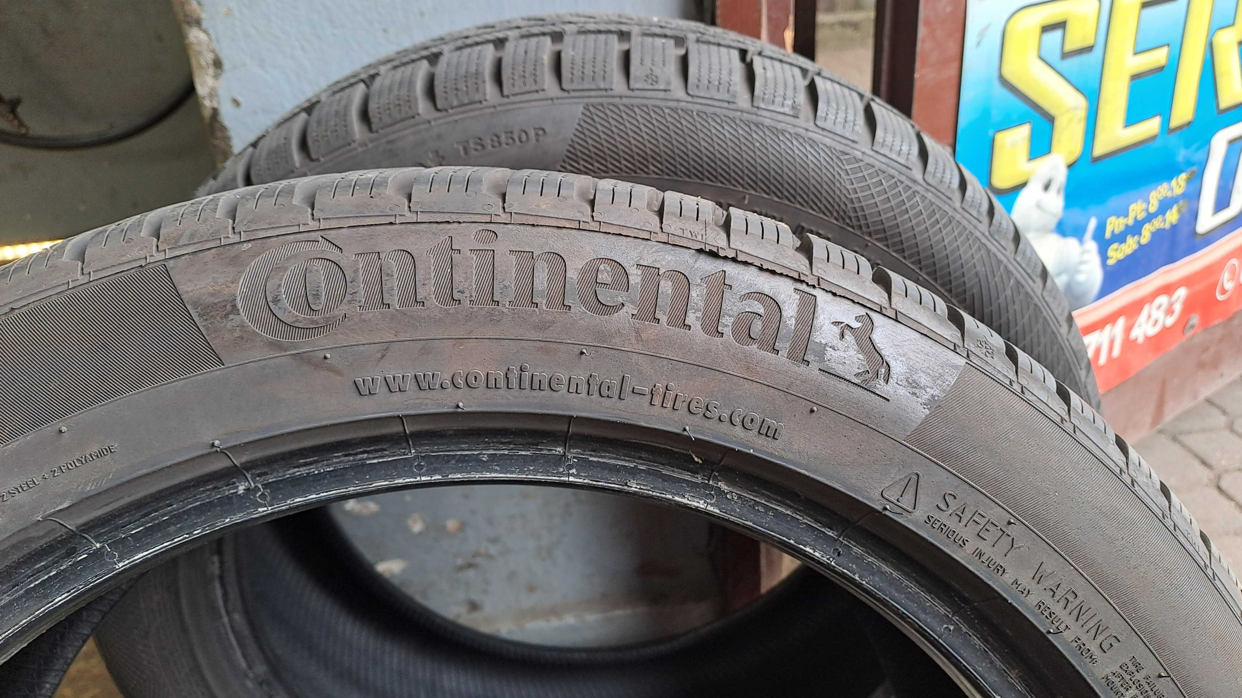 215/50r17 continental opony zimowe uzywane 7,5mm bieznik