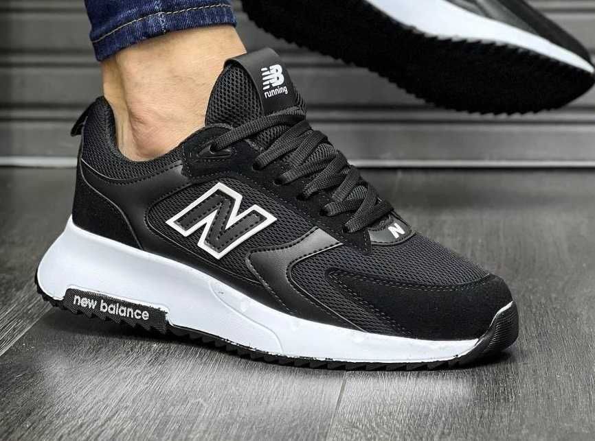 Кросівки New Balance Black White. Арт: KS 2325