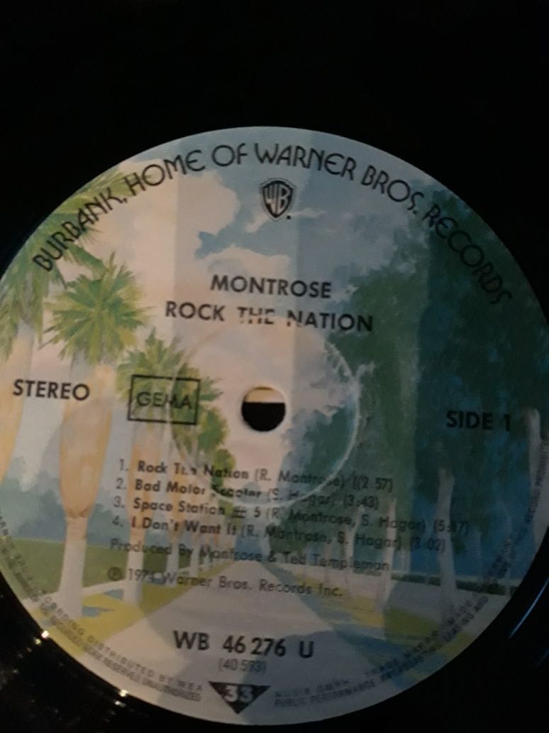 MONTROSE- Rock The Nation. 1973. Kolekcja własna.
