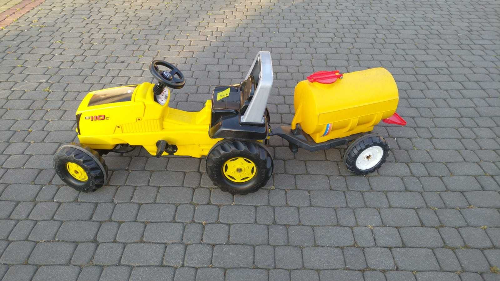 Rolly Toys Traktor Na Pedały New Holland Koparka łyżka tylna