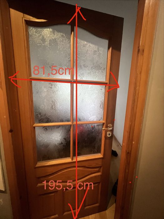 Drzwi wewnetrzne drewniane