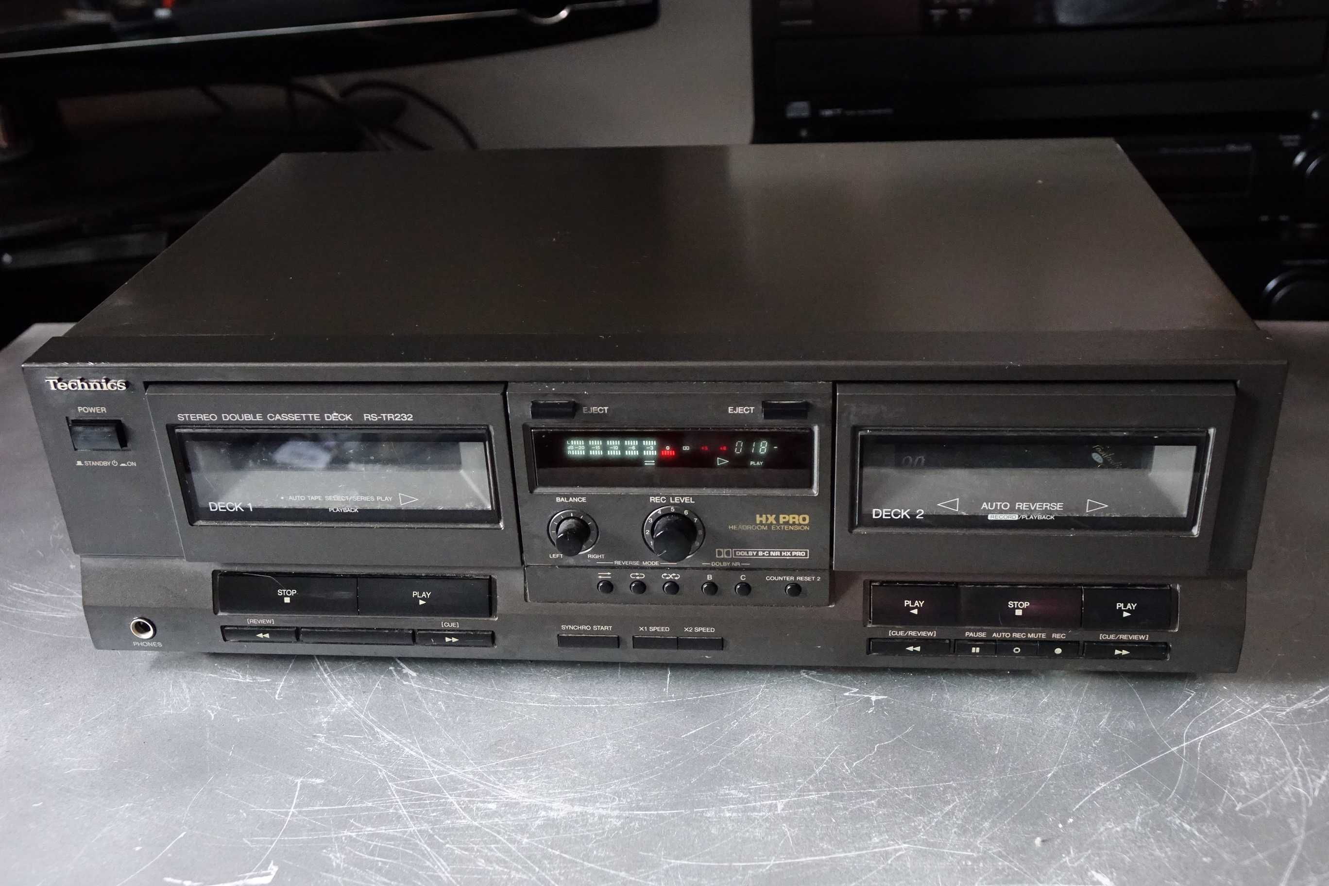 Magnetofon dwukasetowy TECHNICS RSTR 232