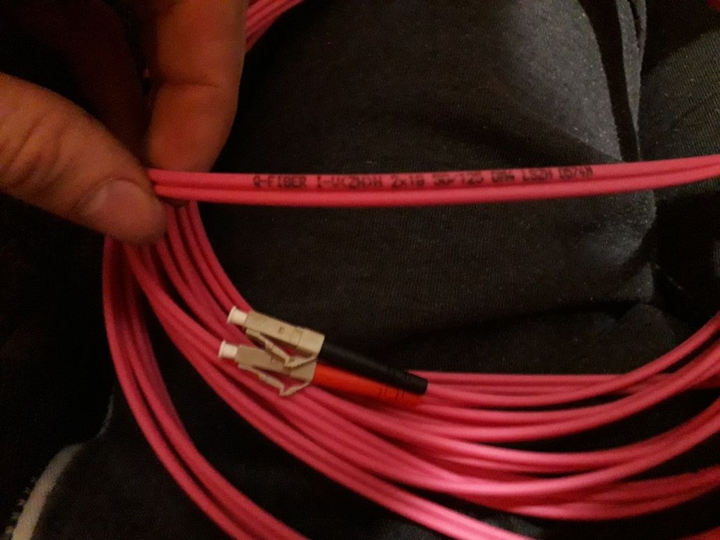 Patchcord światłowody. 5m i 10m duplex